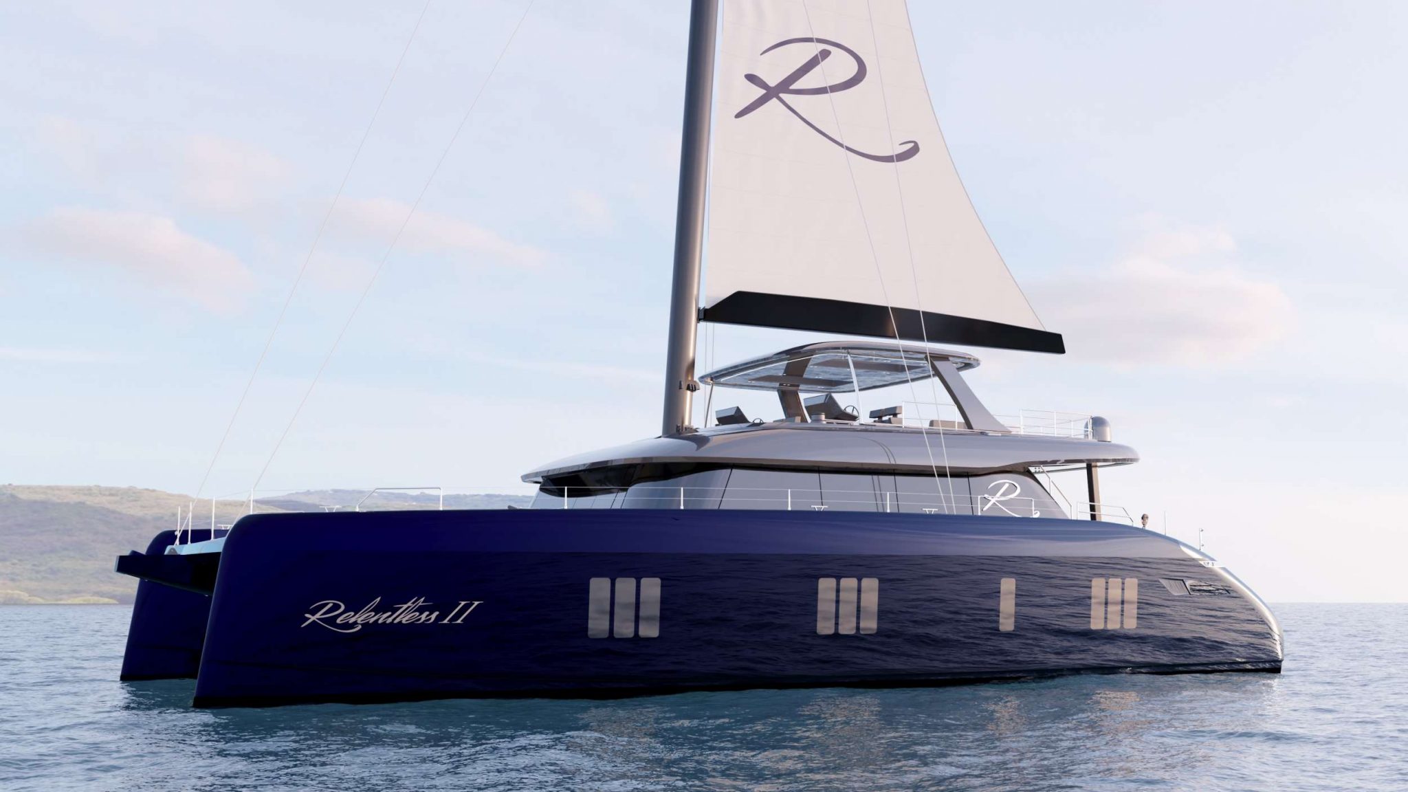 Sunreef 80 luxury yacht 'Relentless II' Exterior