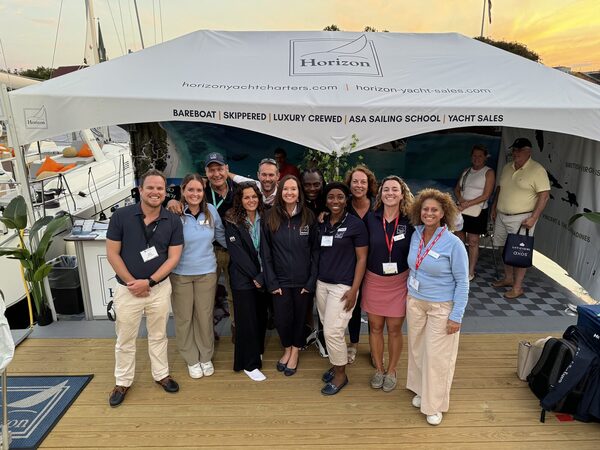 Horizon team in the British Virgin Islands