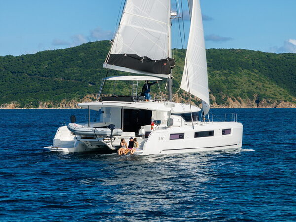 Catamaran in the BVI