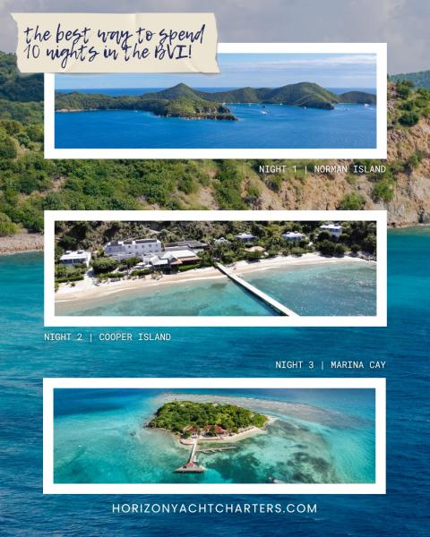 All time favorite 10-night itinerary in the BVI ⛵️

❓Where to go and what to include are frequently asked questions and we’ve got the answers to guide sailors through the bounty of these beautiful islands. Scroll through ➡️

ℹ️ Link in bio for our suggested itineraries for 5, 7, 10 and 14 nights to guarantee you make the most of your precious time in paradise 🏝️

Making summer plans? We’re offering 10 days for the price of 7 for new charters booked for June 1 through October 31, 2026. Book by May 31. Use booking code: SummerSplash26 🌞

#bvisailingitinerary #sailingcharter #bvisailing #10dayitinerary #horizonyachtcharters
