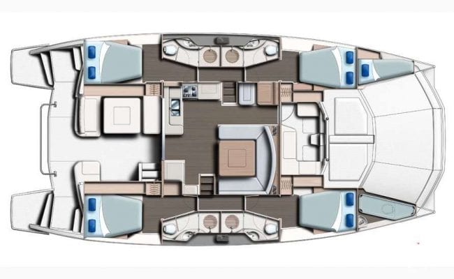Leopard 51 'Somewhere Hot' Layout