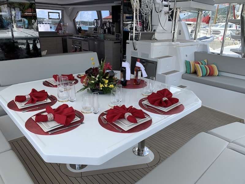 Leopard 50 crewed yacht interior