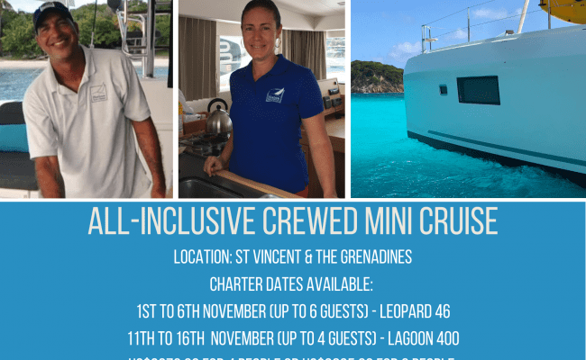 All-inclusive crewed mini cruise