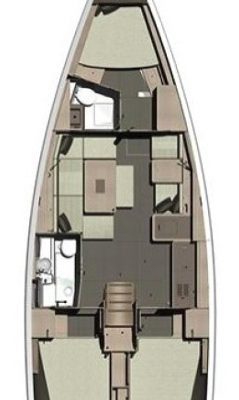 Dufour 412 GL layout